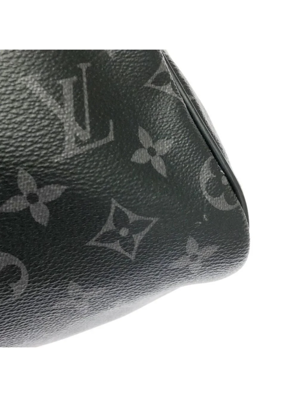 Louis Vuitton Monogram Eclipse Keepall Bandouliere 55 Boston Bag